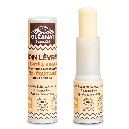 Oleanat shea butter & argan lippenbalsem BIO