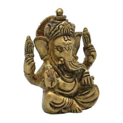 Ganesha messing minibeeldje groothandel thumb
