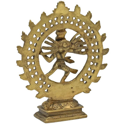Comprar Shiva Nataraja - latón - doble anillo color oro thumb