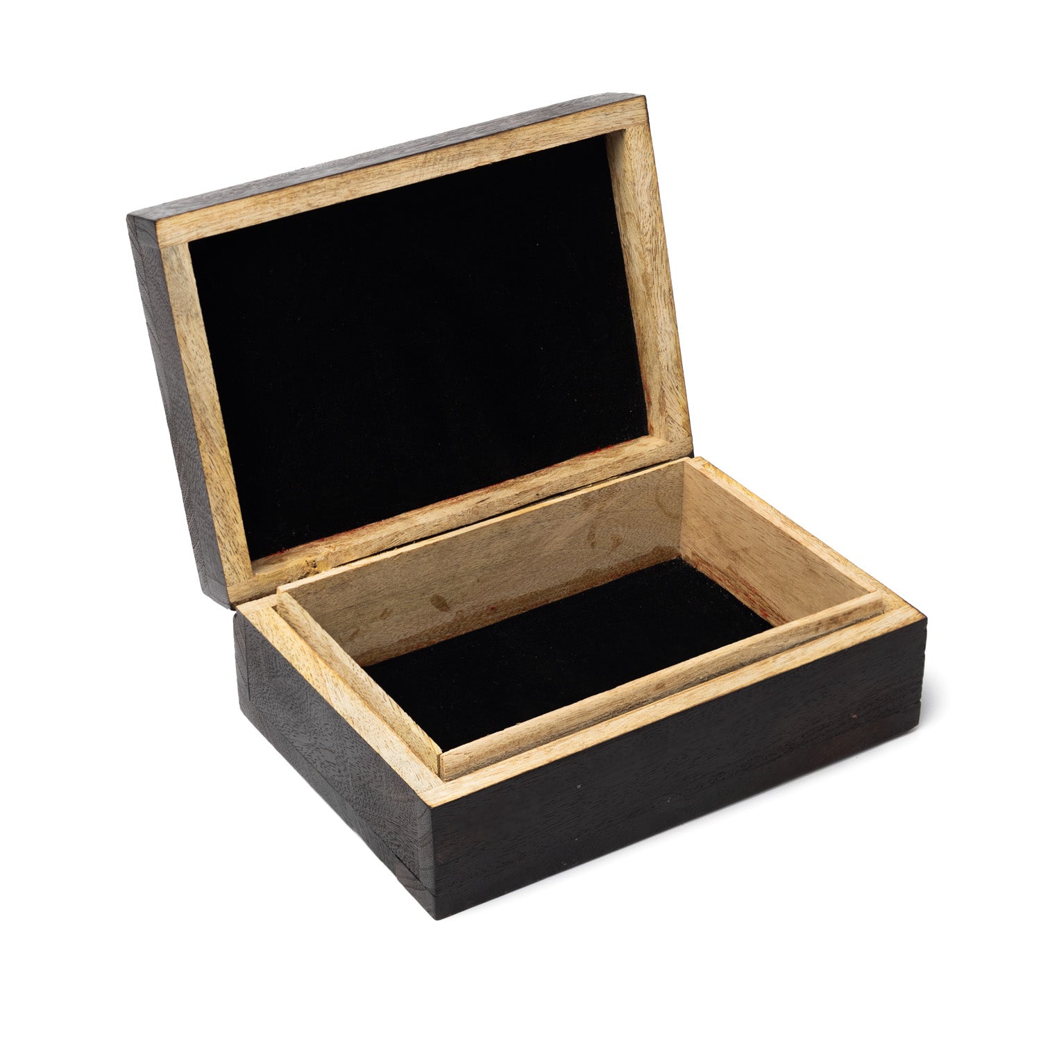 Tarotbox Mond &amp; Sonne Schwarzes Mangoholz großhandel