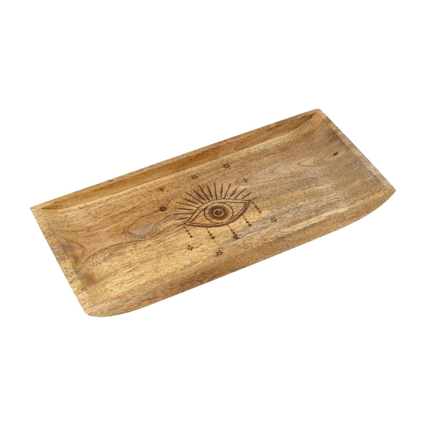 Serving Tray All-Seeing Eye Mango Wood