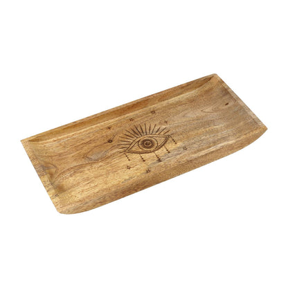 Serving Tray All-Seeing Eye Mango Wood thumb