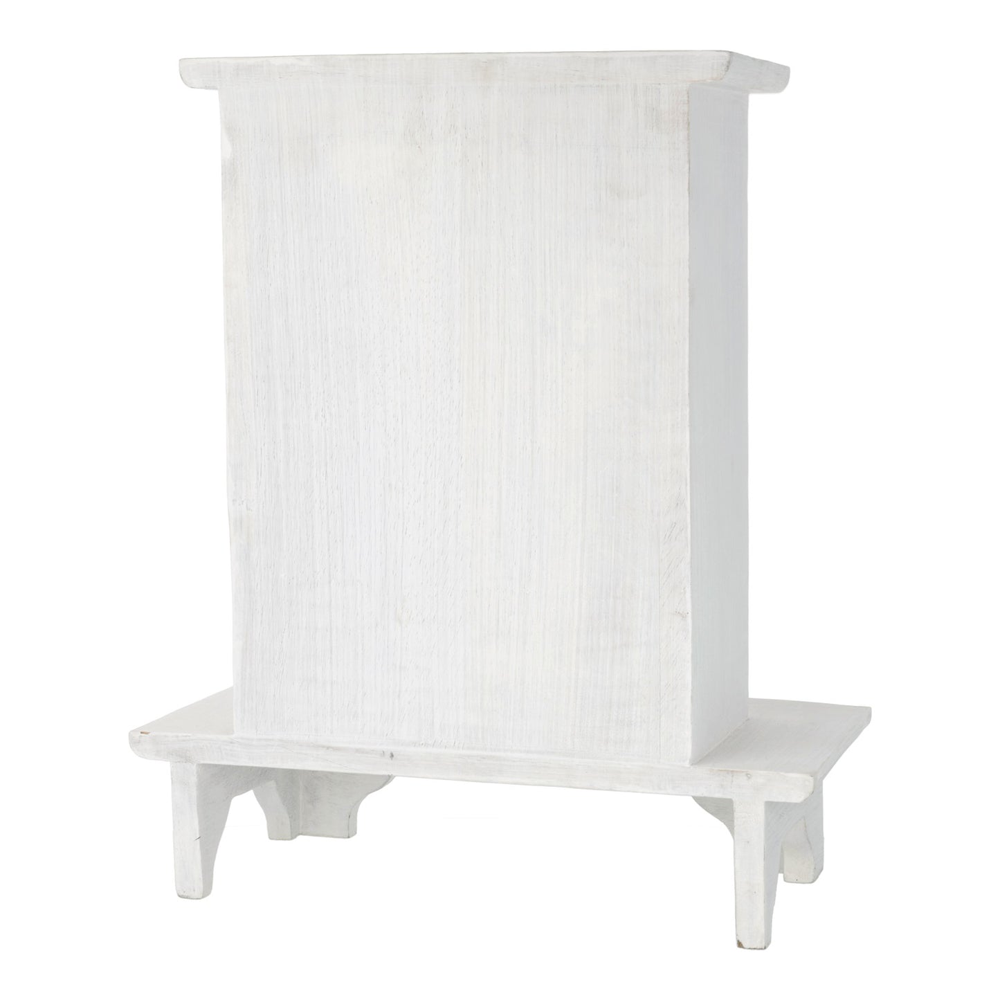 NEW Altar on base mangowood whitewash - 30x19cm - 9059