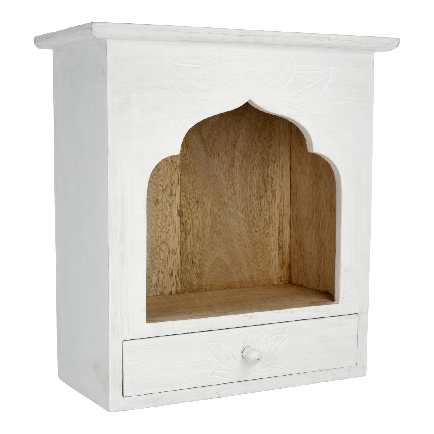 NEW Altar mangowood whitewash - 30x27,5 - 9060