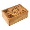 Tarot Box The Sun Acacia Wood