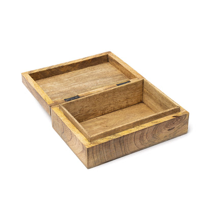 Tarot Box All-Seeing Eye Whitewashed Mango Wood wholesale thumb