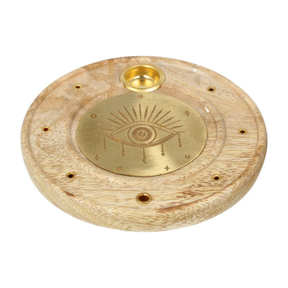 Wierookbrander rond Alziend Oog mangohout - 9080 thumb