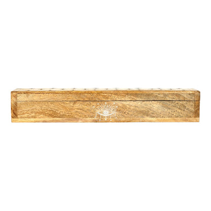 Wierookbrander kistje Alziend Oog mangohout whitewash Kopen thumb