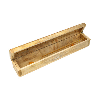 Wierookbrander kistje Alziend Oog mangohout whitewash Hout thumb