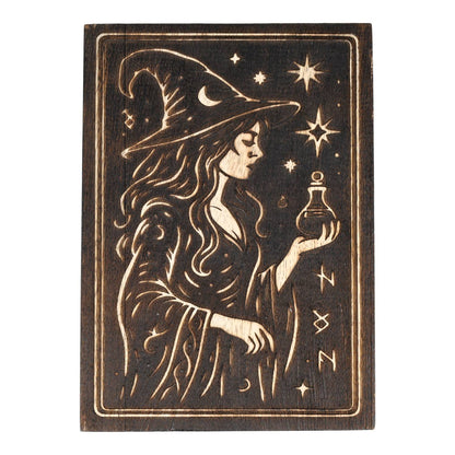 Tarotdoos de Tovenares zwart mangohout Kopen thumb