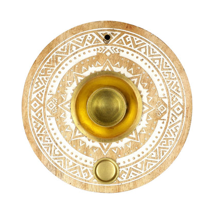 Palo Santo- en wierookbrander mangohout whitewash Kopen thumb