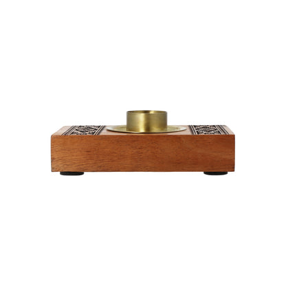 Palo santo-brander acaciahout zwart gegraveerd Hout thumb