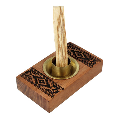 Palo santo-brander acaciahout zwart gegraveerd Kopen thumb