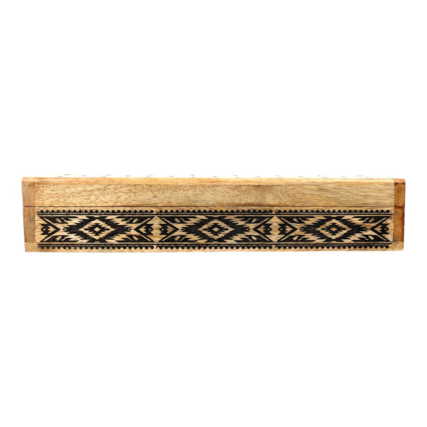 Wierookbrander kistje tribal mangohout