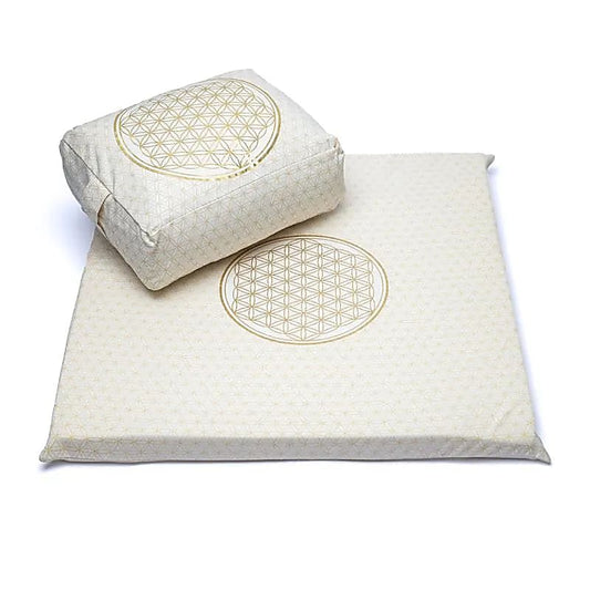 SET meditazione 5 Fiore della vita in cotone organico (OCS)
