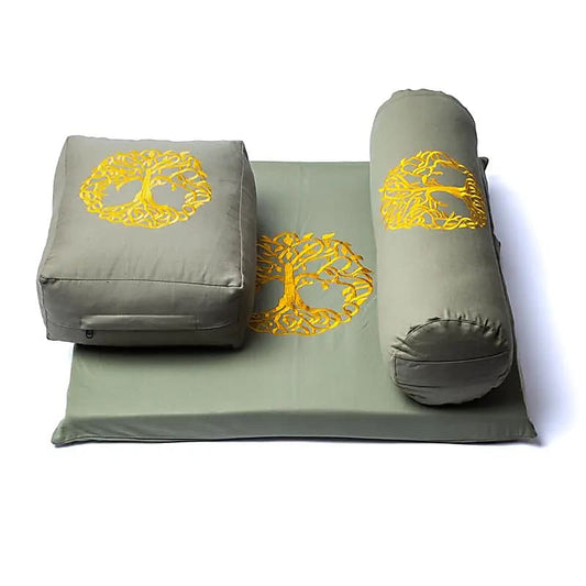 Meditation SET 6 Tree of life organic cotton (OCS)