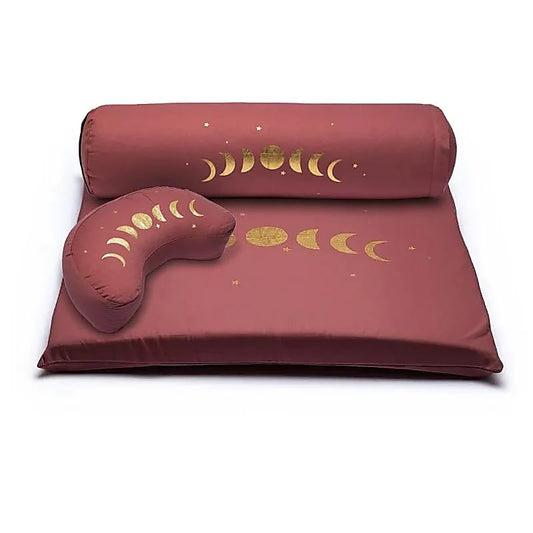 Meditation SET 4 Moon phases organic cotton (OCS)