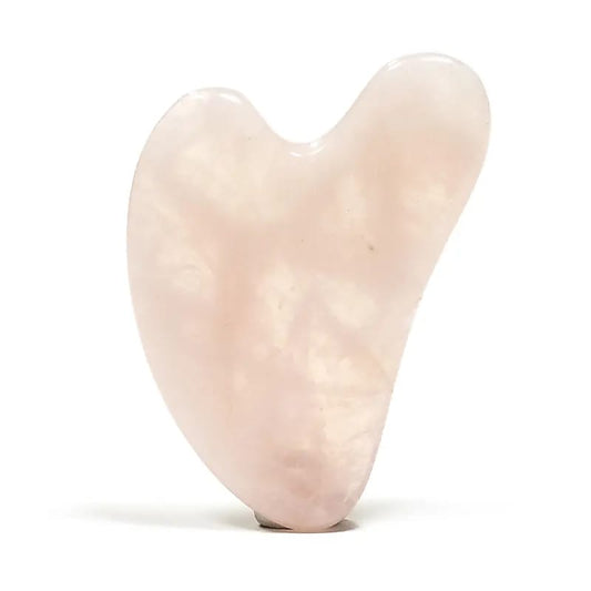 Gua sha Massagestein Rosenquarz