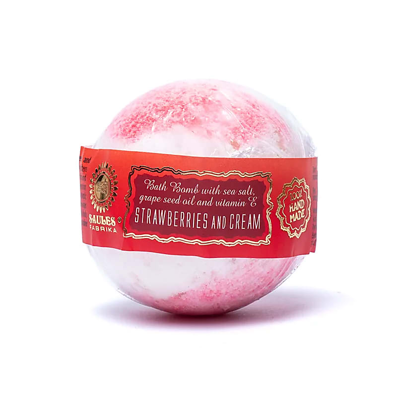 Bath bomb strawberries and cream wholesale