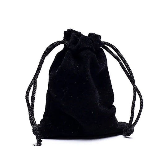 Bolsa de regalo de terciopelo negro XS