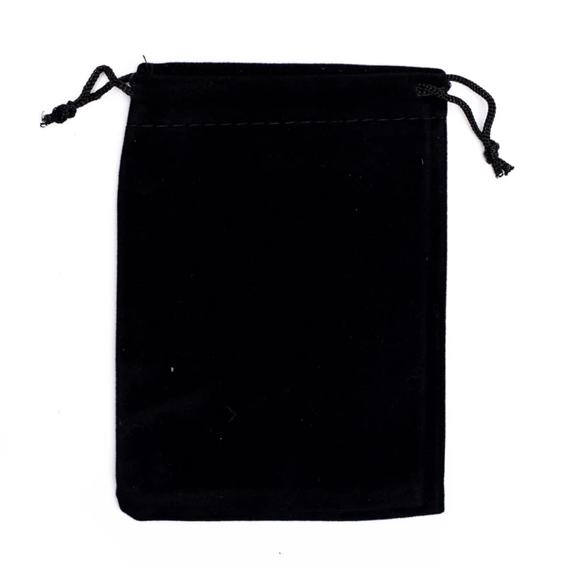 Bolsa de regalo de terciopelo negro S al por mayor