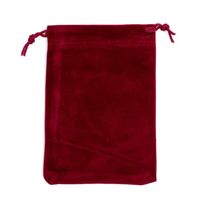 Bolsa de regalo de terciopelo burdeos S al por mayor thumb