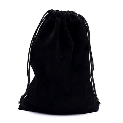 Samt-Geschenktasche schwartz M thumb