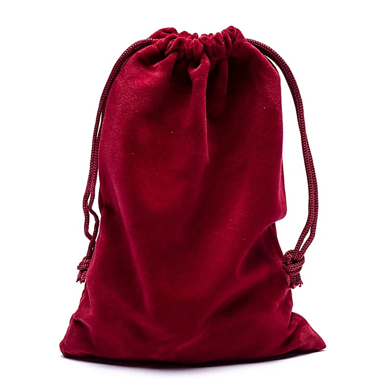 Samt-Geschenktasche bordeaux M