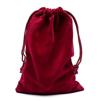 Samt-Geschenktasche bordeaux M thumb