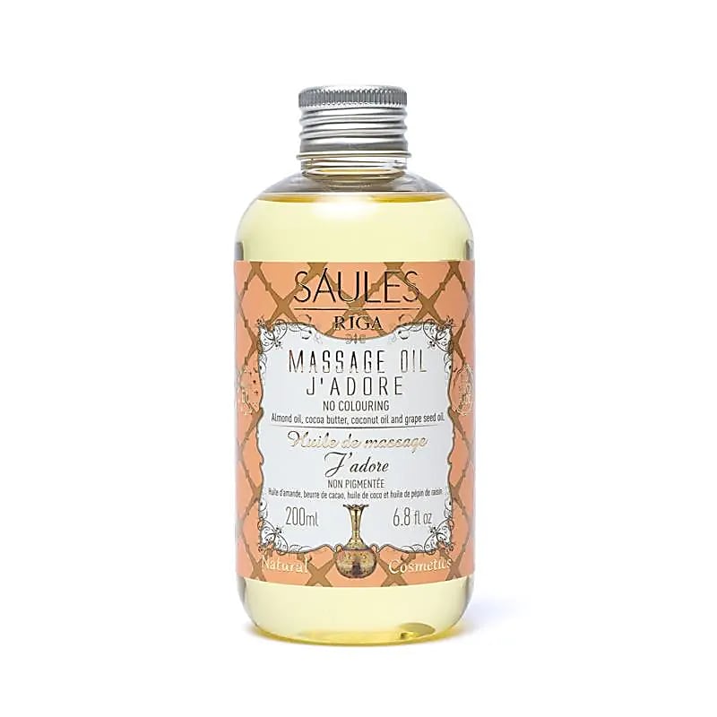 Olio da massaggio naturale J'adore