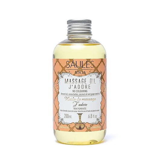 Natural massage oil J'adore