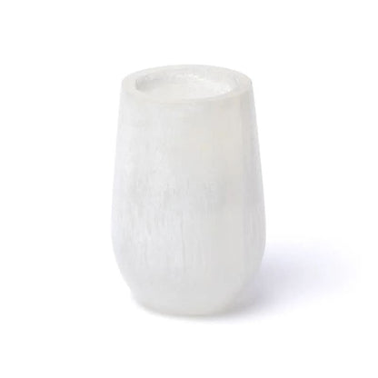 Photophore conique en sélénite - ± 11cm thumb