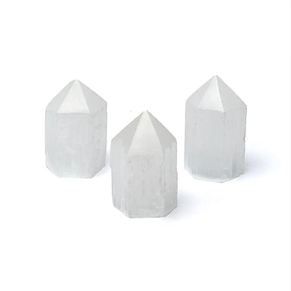 Selenite obelisk thumb