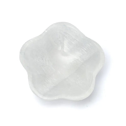 Plat en sélénite fleur de gros thumb