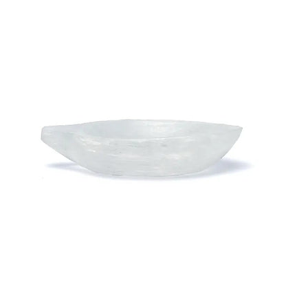 Buy Selenite leaf bowl thumb