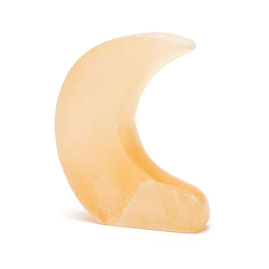 Lune debout en sélénite