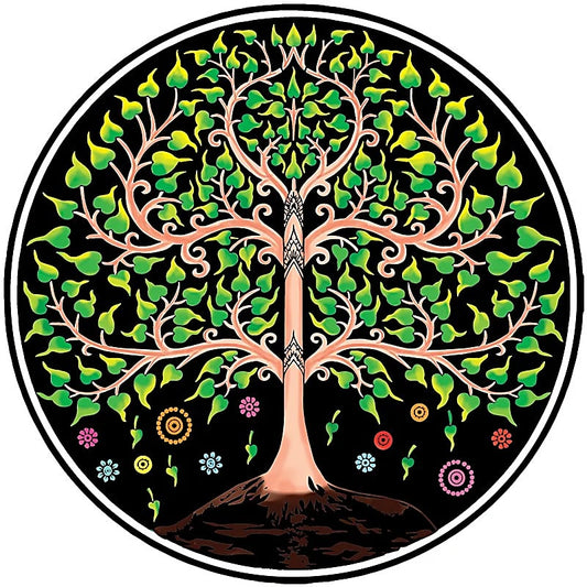 Beach towel tree of life