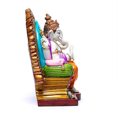 Ganesha op troon groothandel thumb