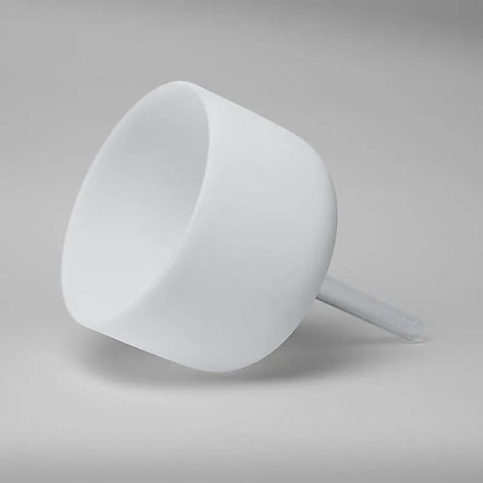 Crystal Handheld Singing Bowl White A-tone 432 Hz