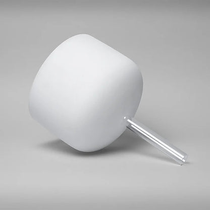 Klangschale Kristall weiss mit Griff B-Ton 432 Hz großhandel thumb