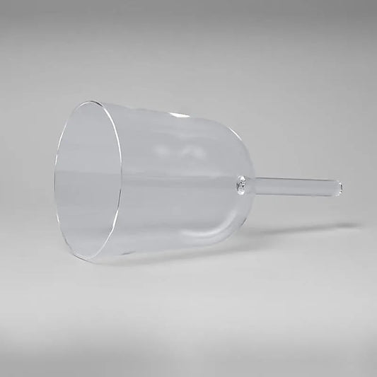 Crystal Handheld Singing Bowl Clear D-tone