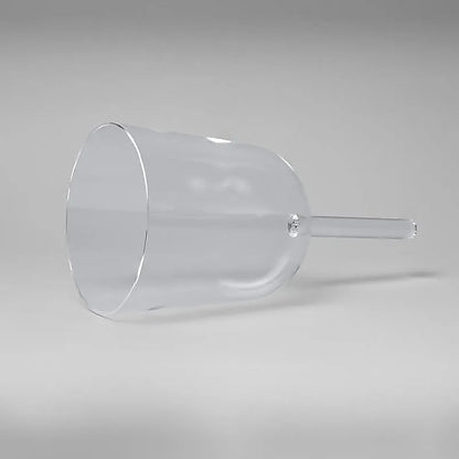 Kristall-Klangschale klar mit Griff/Tasche E-Ton thumb