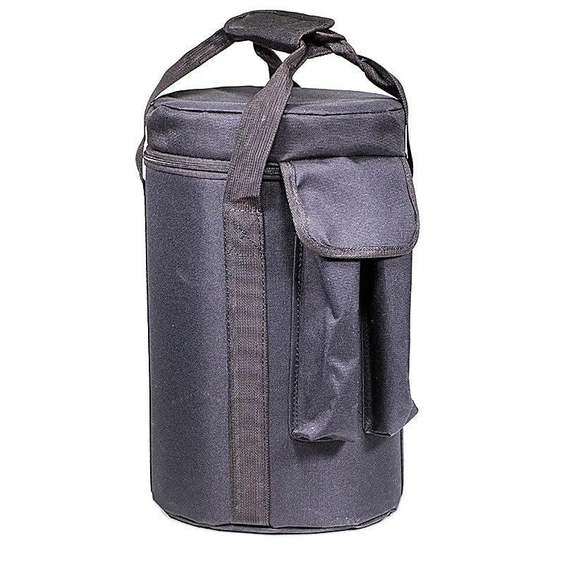Kristall-Klangschale klar mit Griff/Tasche E-Ton