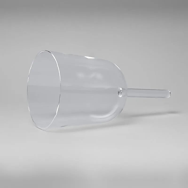 Klangschale Kristall klar mit Griff/Tasche G-Ton