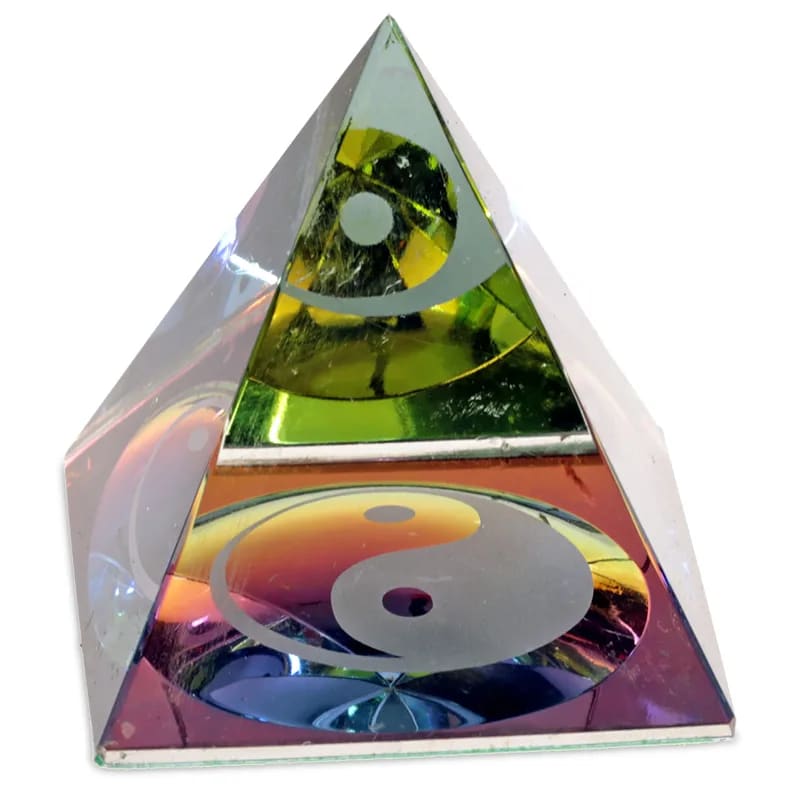 Kristall Pyramide Yin Yang großhandel