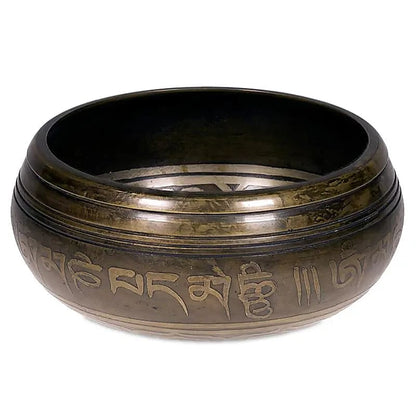 Klangschale mit Buddha Gravur thumb