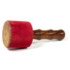 Singing bowl rubbing stick with suede
