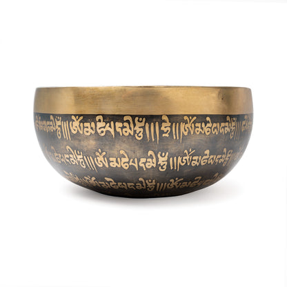 Buy Singing Bowl Tibet hand carved thumb