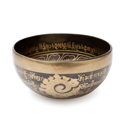 Singing Bowl Tibet hand carved