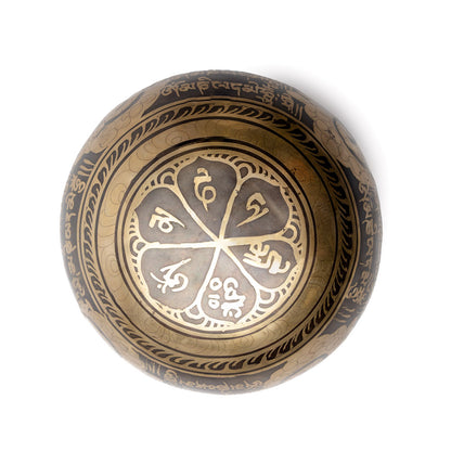 Singing Bowl Tibet hand carved thumb
